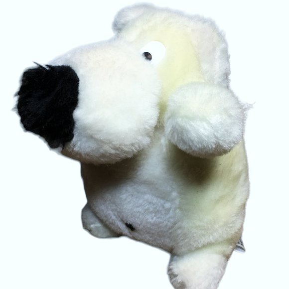 Commonwealth White Polar Bear Plush Vintage 1987 Small 6"in. Stuffed Animal RARE - Picture 2 of 10